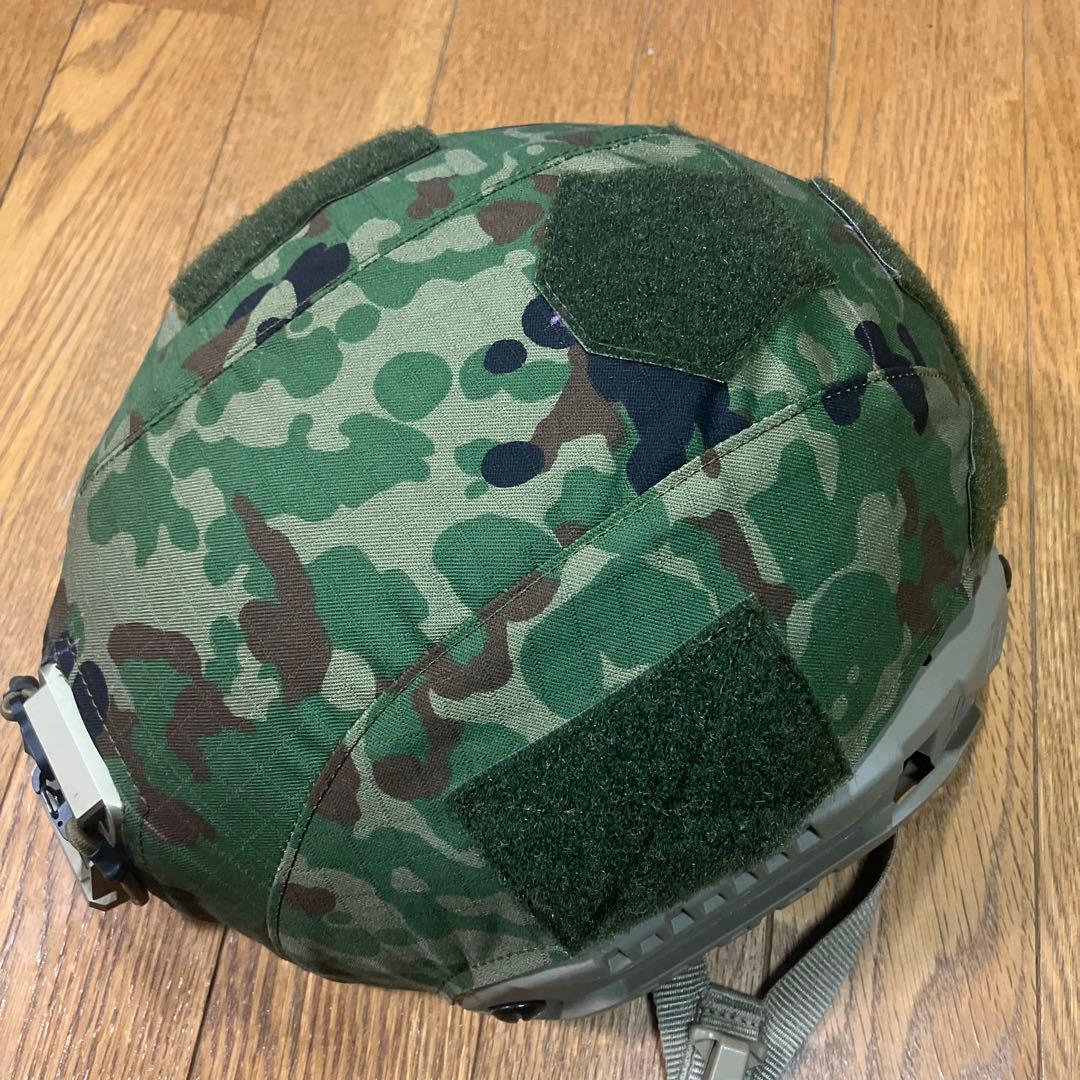 自衛隊 陸自迷彩 ハイカットECH ヘルメットカバー 防弾 ヘルメット Lサイズ