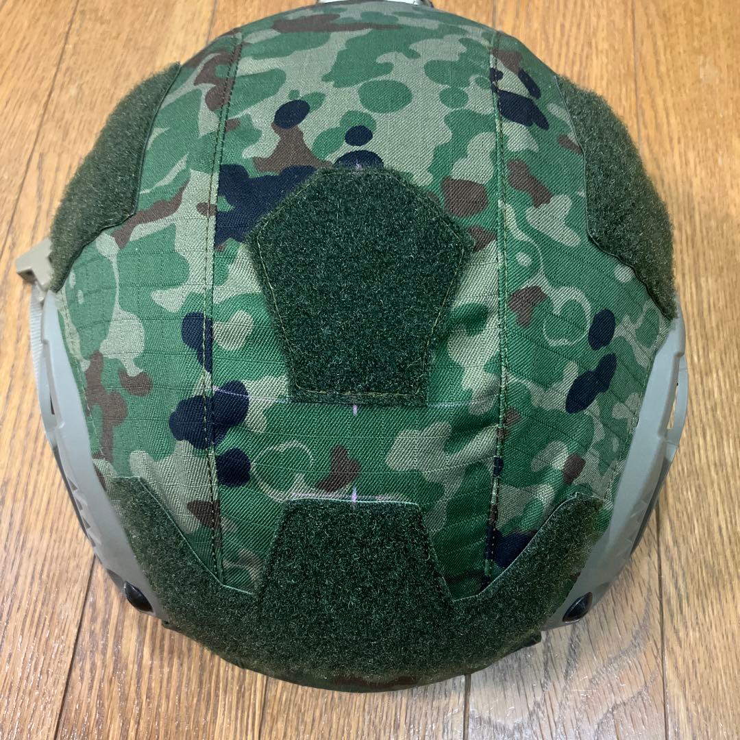 自衛隊 陸自迷彩 ハイカットECH ヘルメットカバー 防弾 ヘルメット Lサイズ