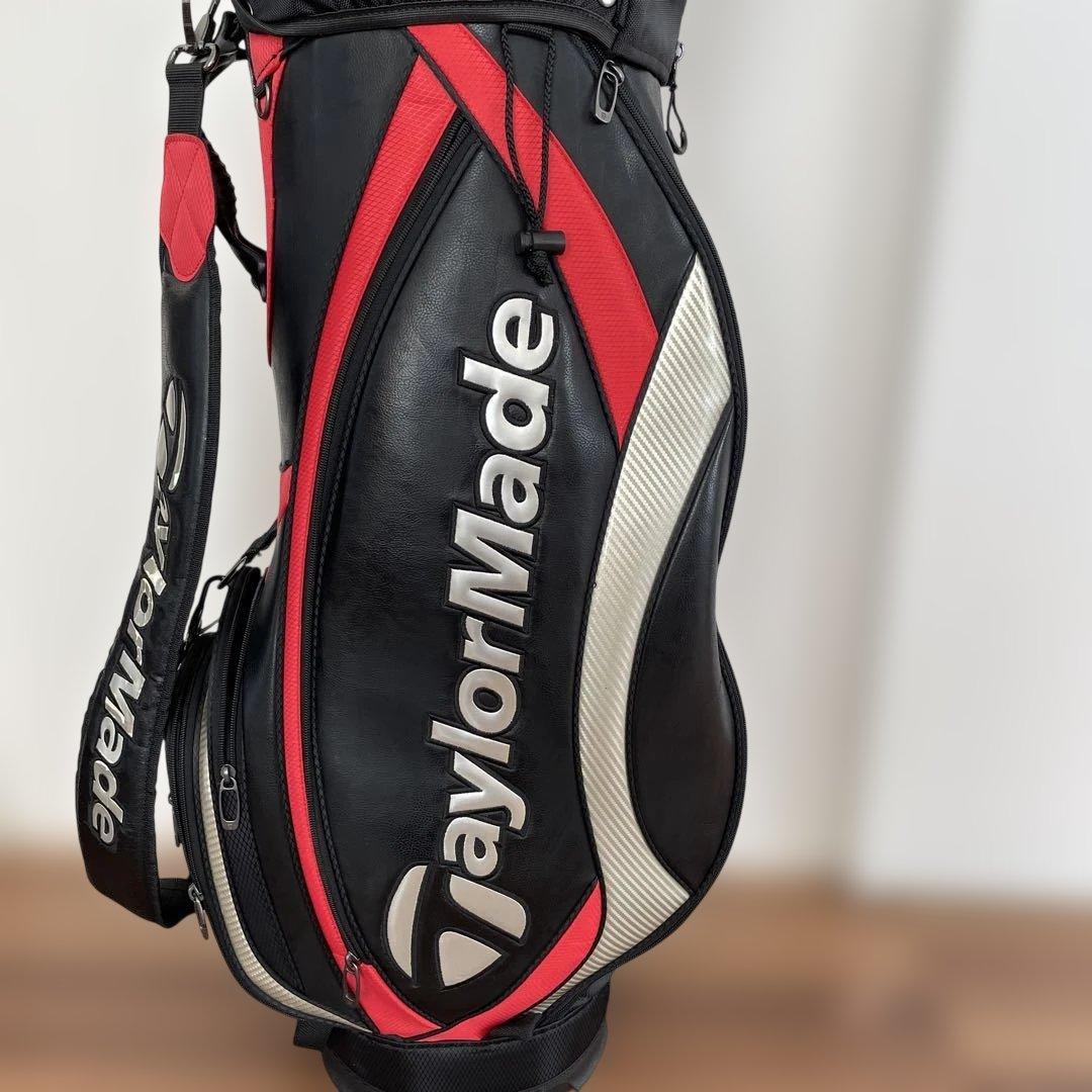 TaylorMade キャディバッグ 黒/赤
