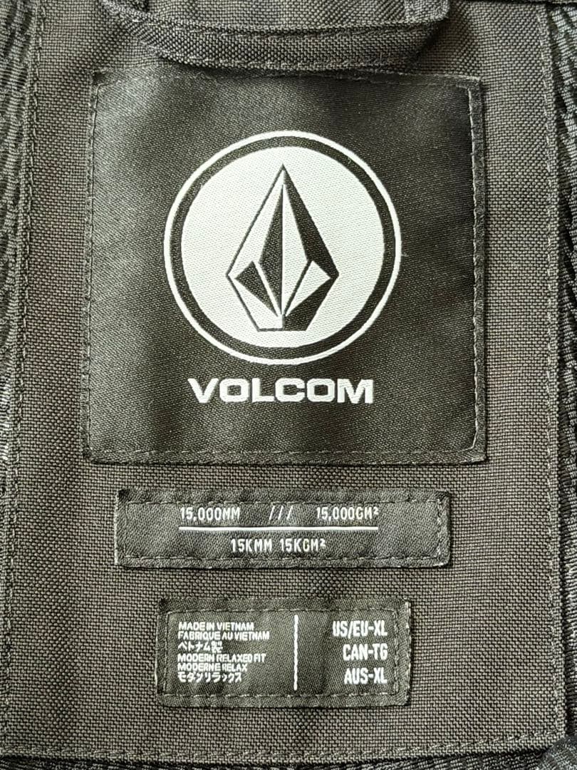 VOLCOM（ボルコム）スノーボードウェア ブラック XXL