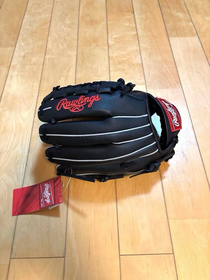 Rawlings 軟式用ソフトボール用グローブ 黒 新品タグ付き