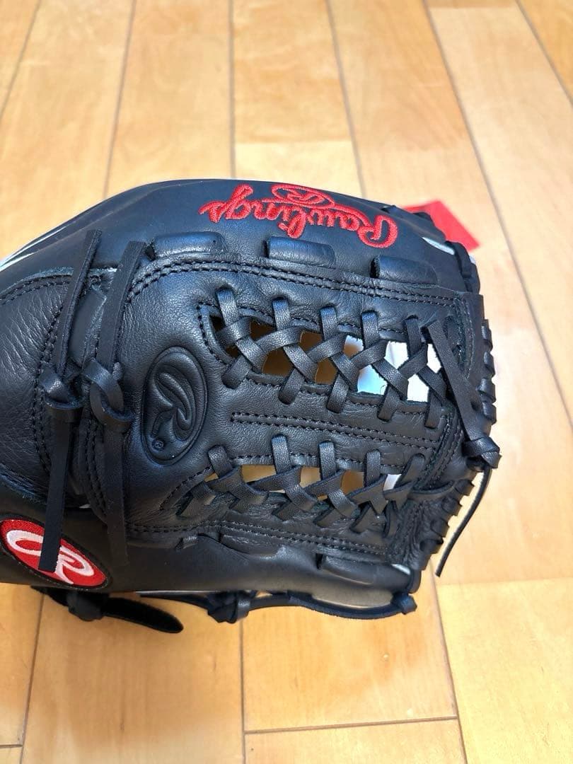 Rawlings 軟式用ソフトボール用グローブ 黒 新品タグ付き