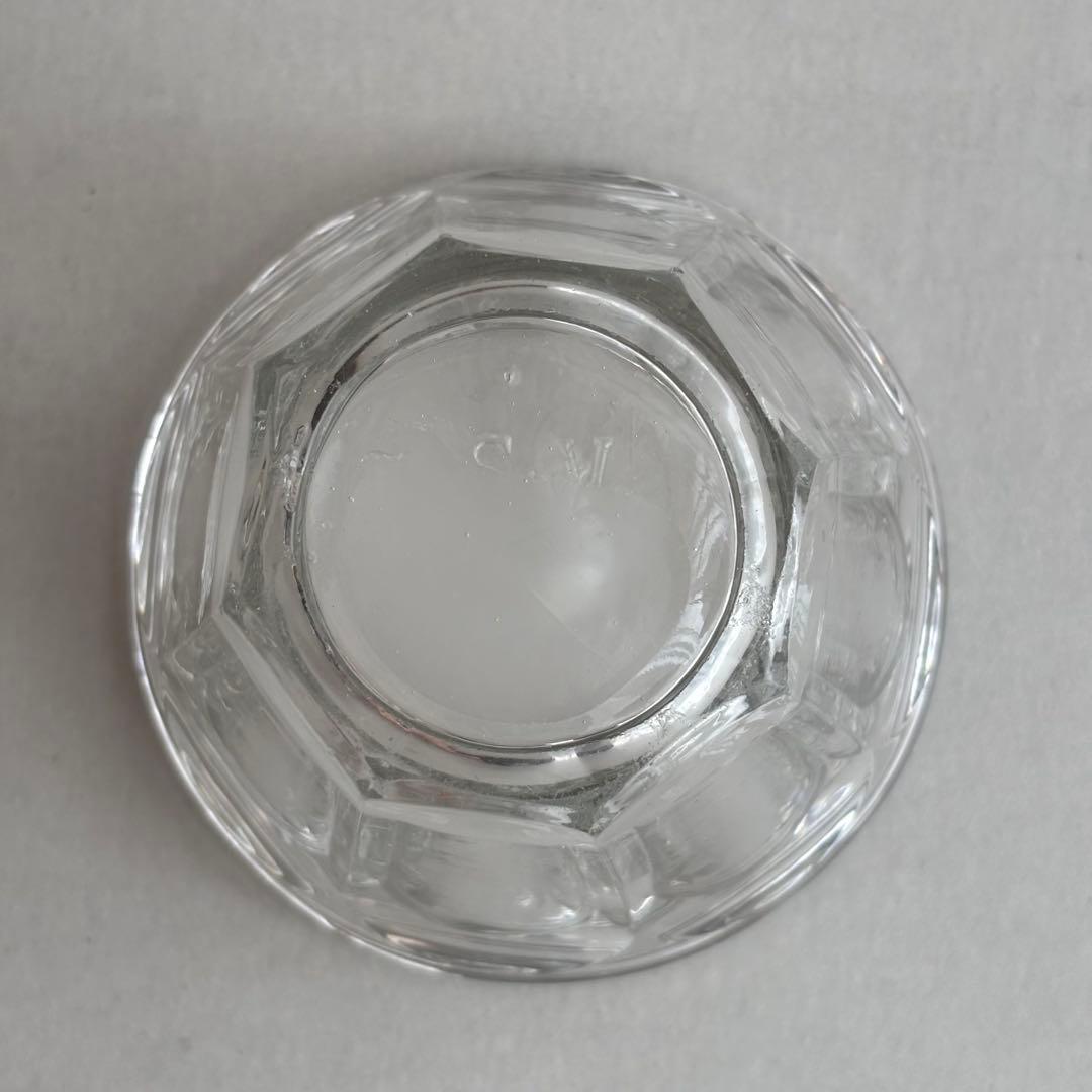 フランスブロカント 気泡が美しい台形のコンフィチュールポット