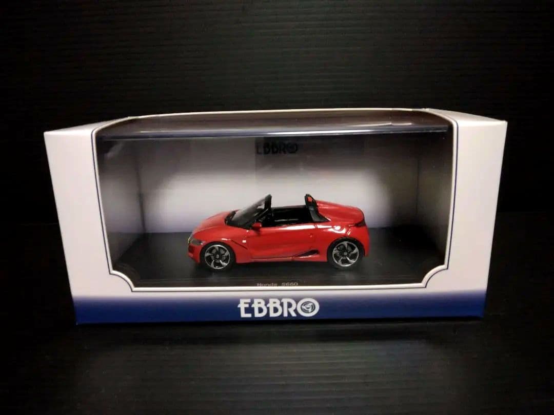 エブロ 絶版 HONDA S660 レッド 1/43ミニカー