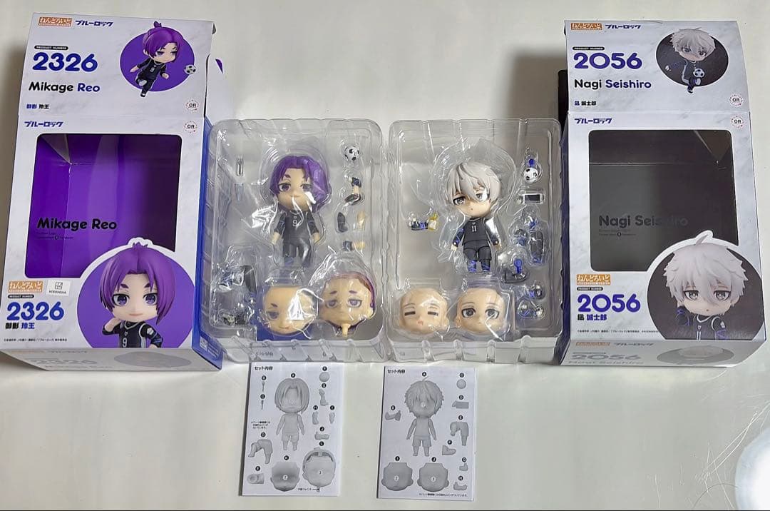 ねんどろいど　ブルーロック 凪誠士郎　御影玲王　2体セット