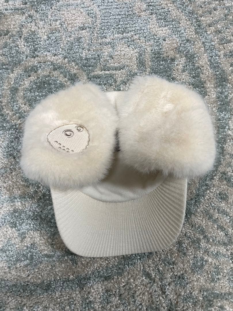 超美品！　希少！　malbongolf ファー付きバイザー