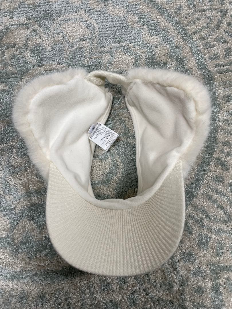超美品！　希少！　malbongolf ファー付きバイザー