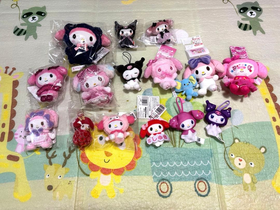 マイメロディ 　クロミ　ぬいぐるみ・マスコット 15点セット