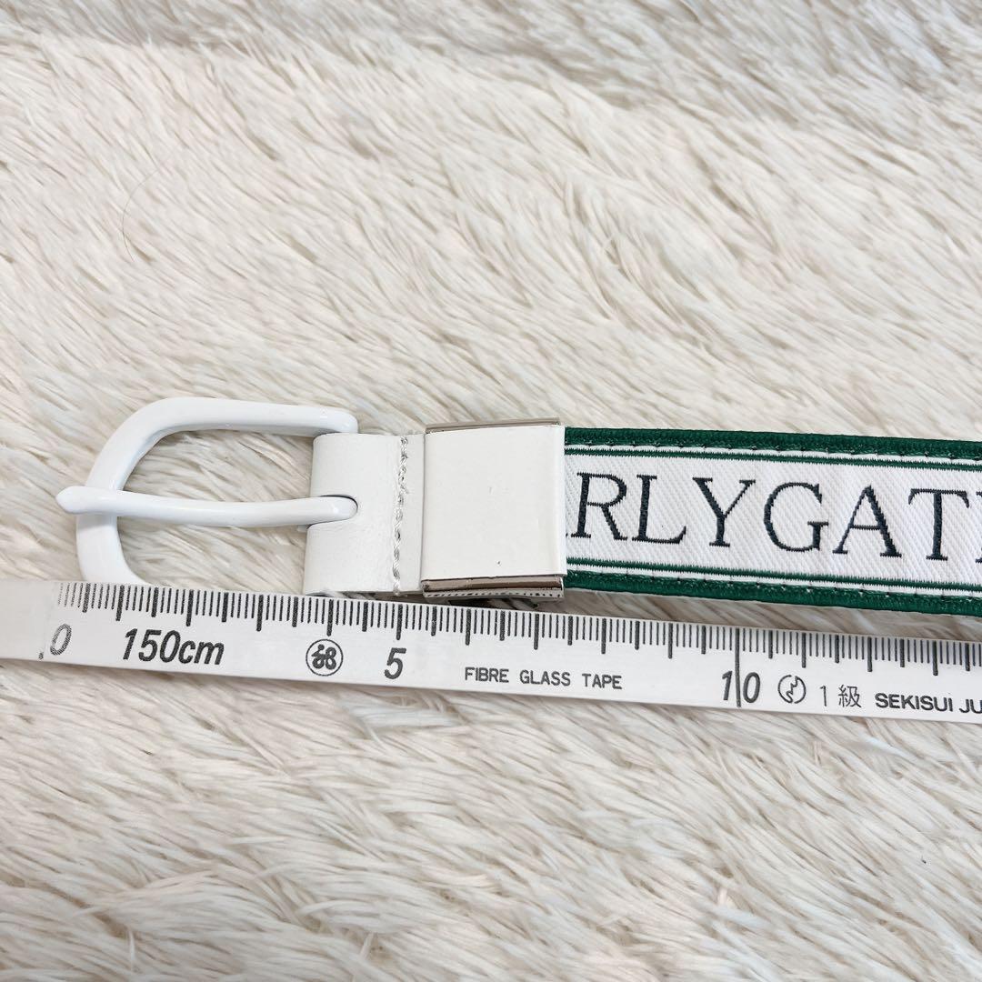 【美品】PEARLY GATES ベルト 白 ゴルフ メンズ