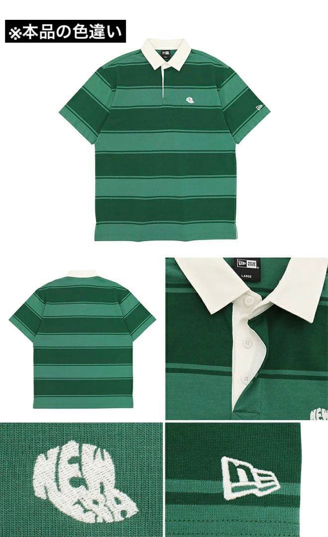 【新品】ニューエラ／ポロシャツ／ラガーシャツ／半袖／XLサイズ