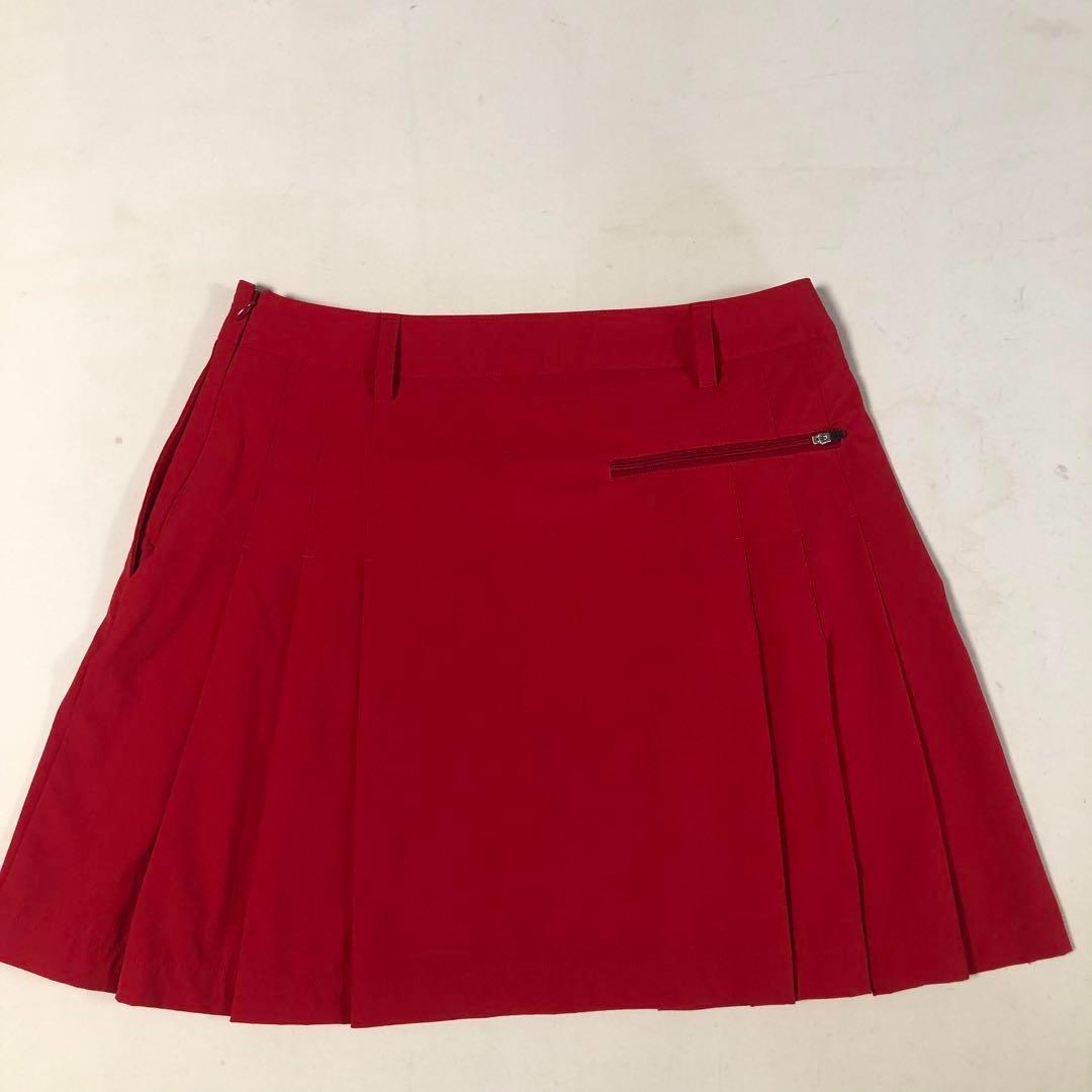 ピン ゴルフ スカート レッド Lサイズ
