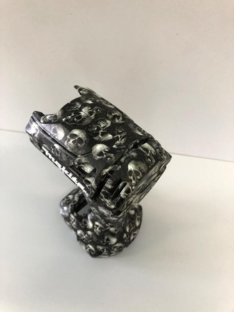 マキタ　インパクトドライバー　TD172用　外装　蓄光グリーン・ミニスカル柄