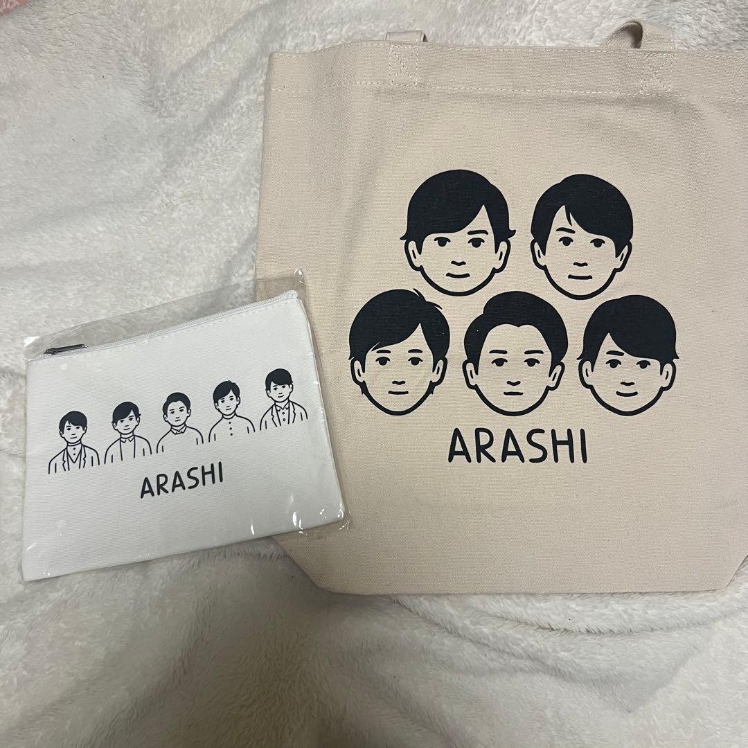ARASHI トートバッグ ポーチ セット 嵐 展覧会 Noritake