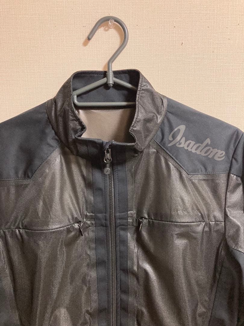 イザドア　isadore レインジャケット　S サイクルウエア　キャップおまけ