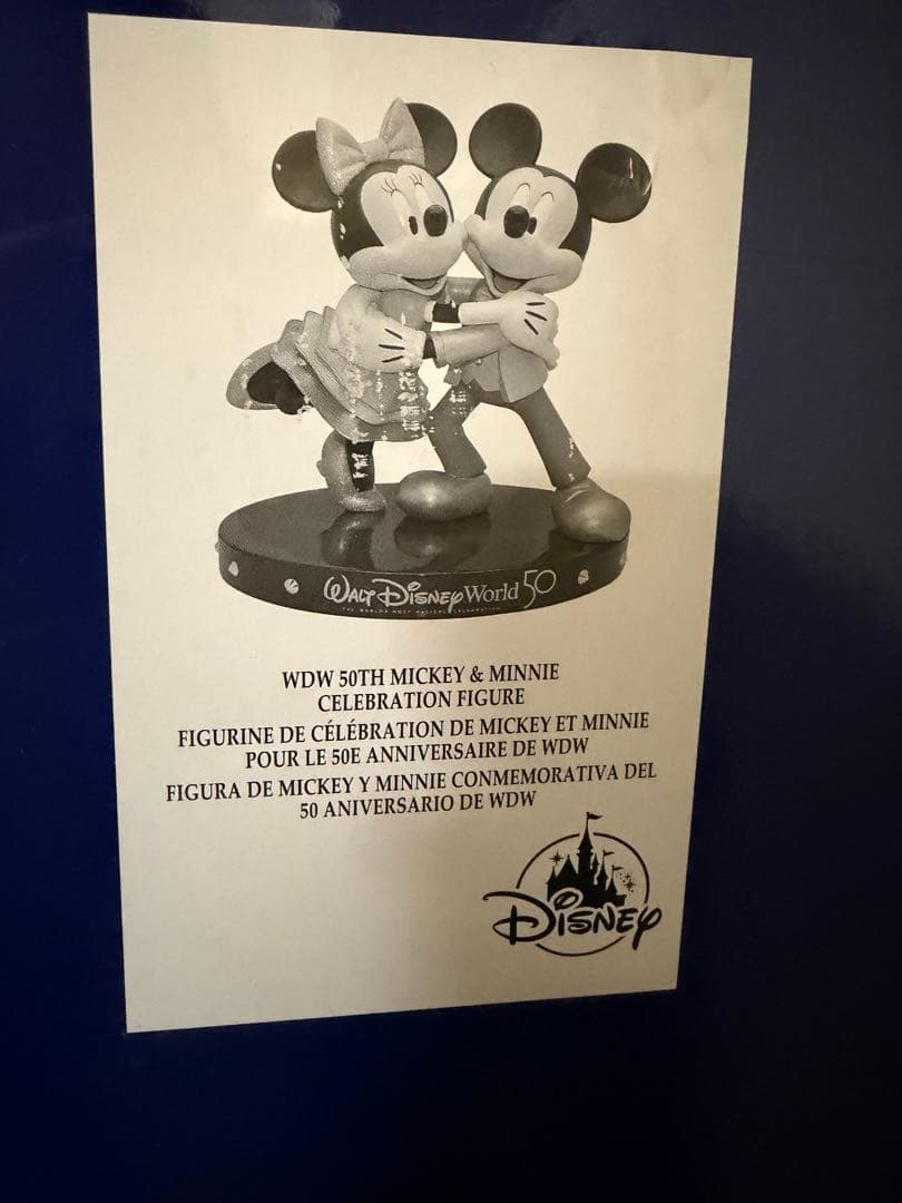 WDW 50周年 ミッキー&ミニー フィギュア　ディズニーストア　スタチュー