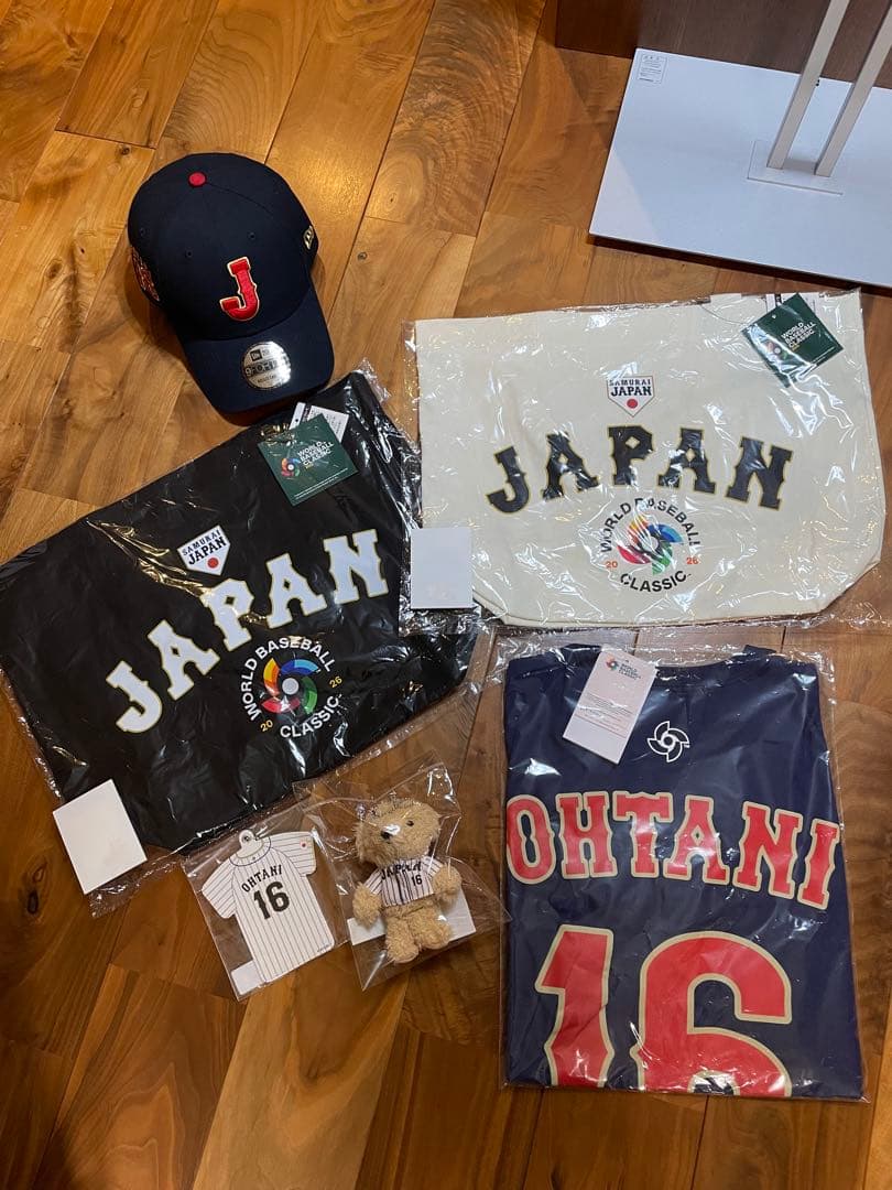 新品 WBC 2026 公式 侍ジャパン 大谷翔平 16 トートバック 黒