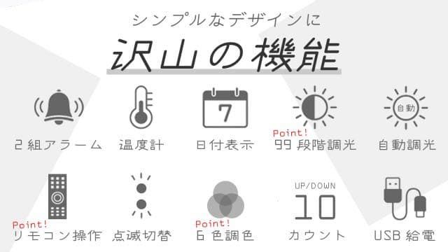 3D DIGITAL CLOCK インテリア 時計 ウォッチ LED