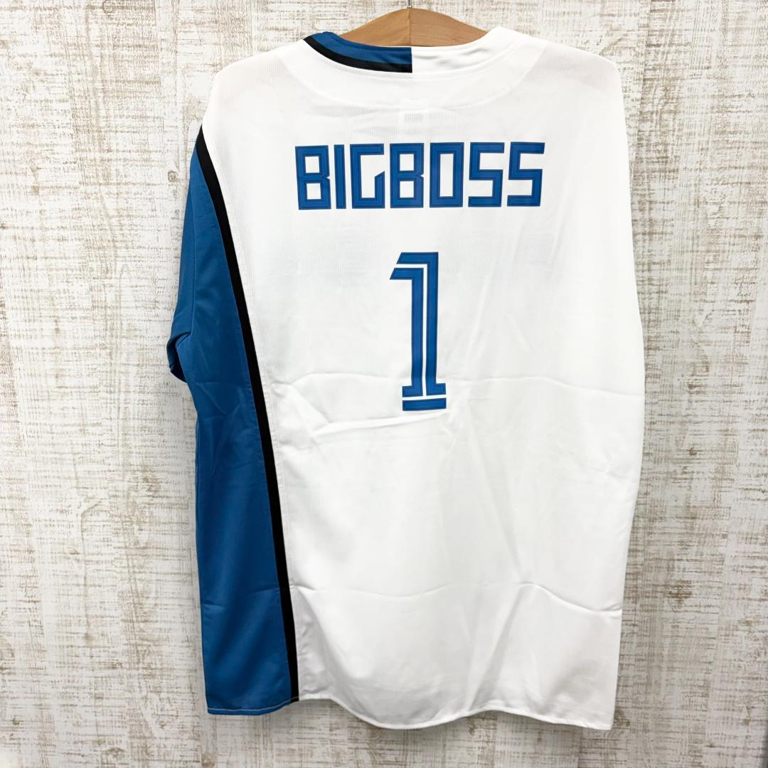 JQ53《新庄剛志選手》日本ハムファイターズ　BIGBOSS半袖ユニフォーム1番