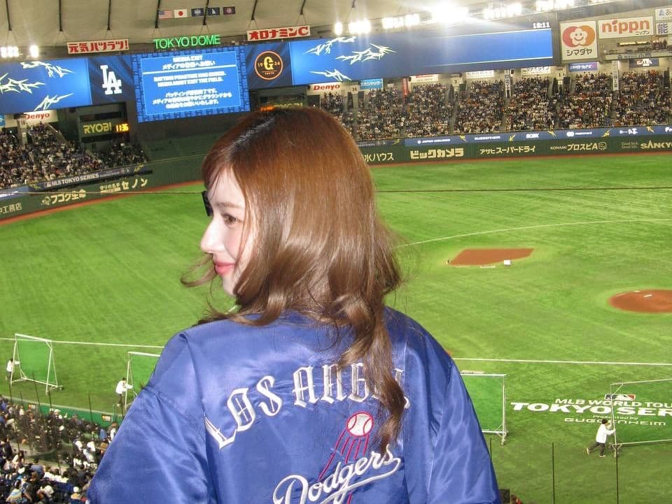 GR8 ドジャース ブルー Tシャツ Mサイズ MISAMO