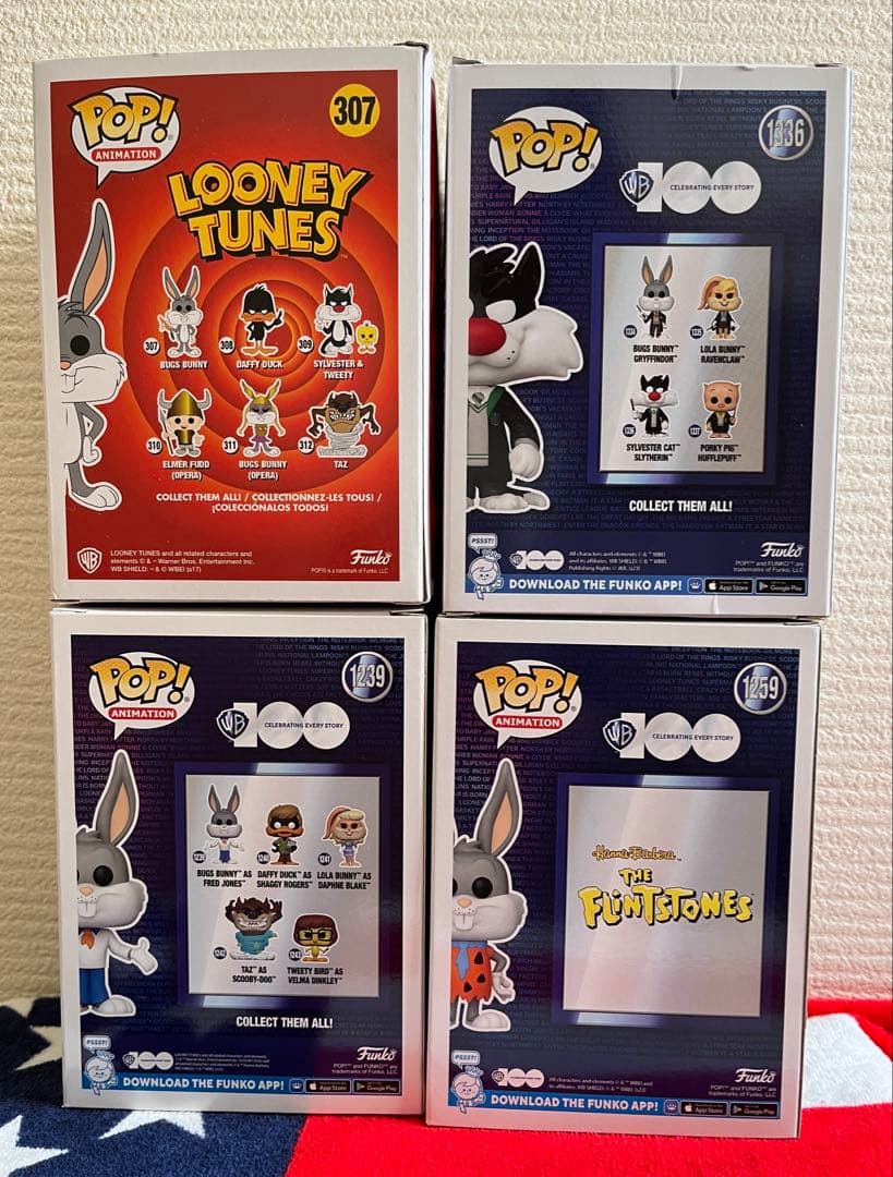 FUNKO POP LooneyTunes バックスバニー シルベスタ　ルーニー