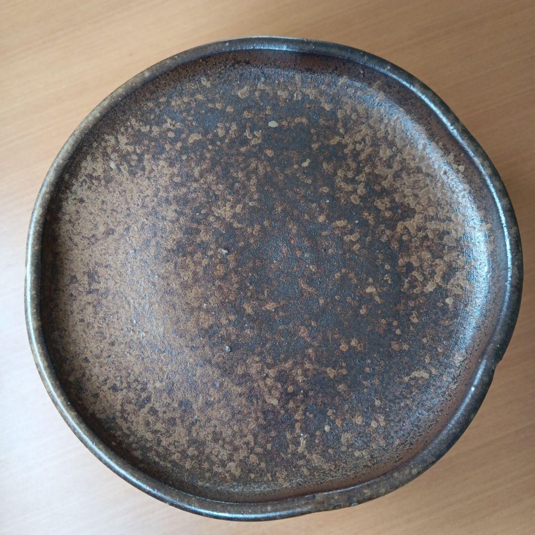 備前焼　高台皿　足つき　　お皿