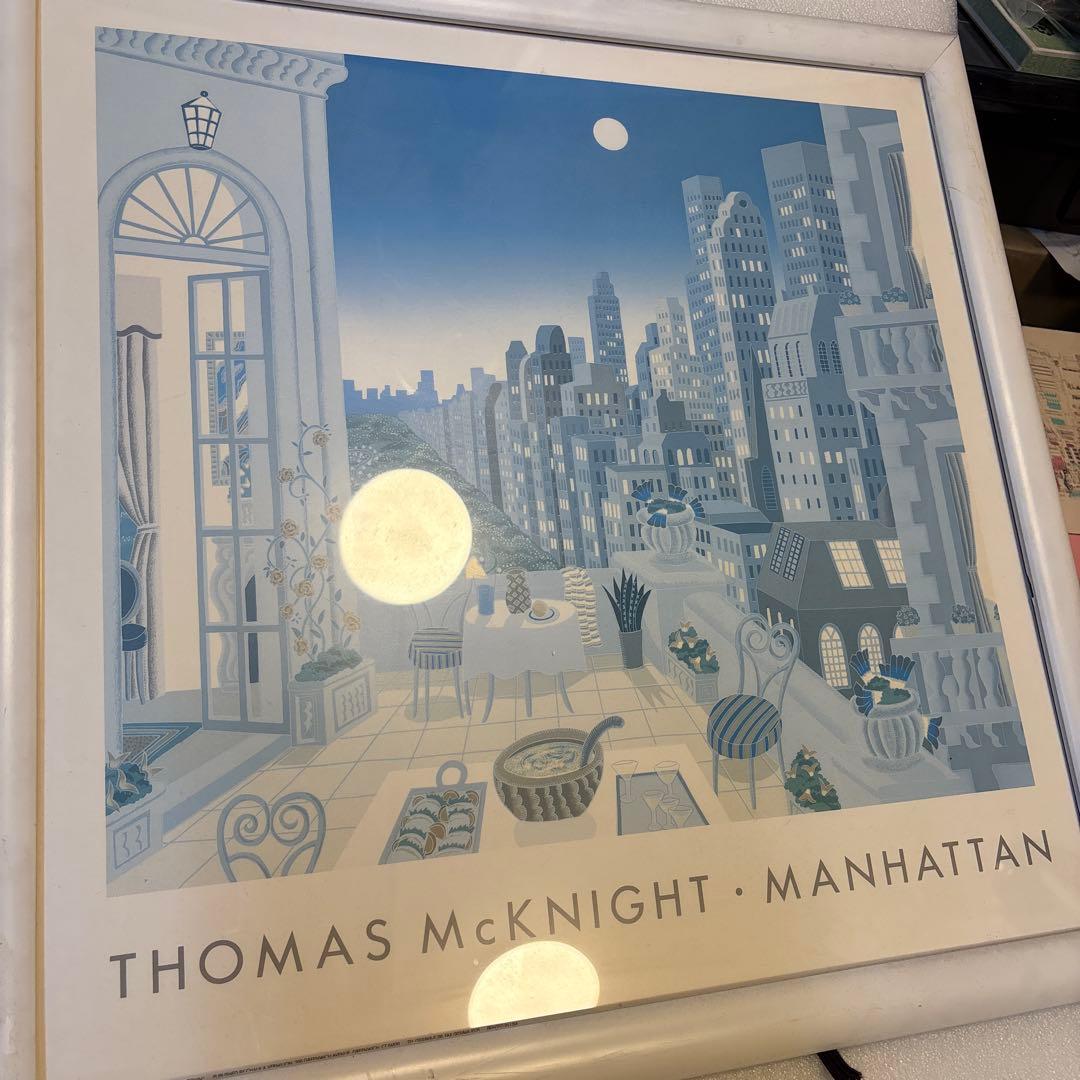 THOMAS McKNIGHT MANHATTAN 絵画　マンハッタQW4760