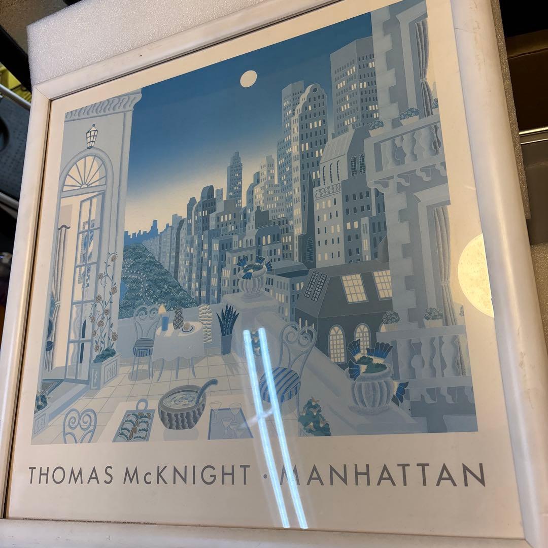 THOMAS McKNIGHT MANHATTAN 絵画　マンハッタQW4760