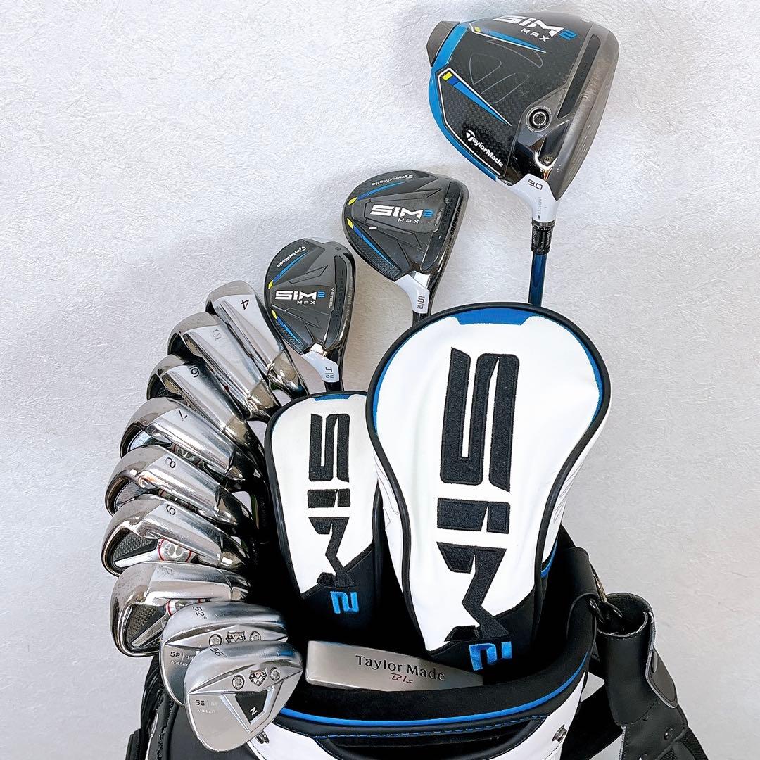【超豪華】TaylorMade SIM2MAX メンズゴルフ 13本セット　S