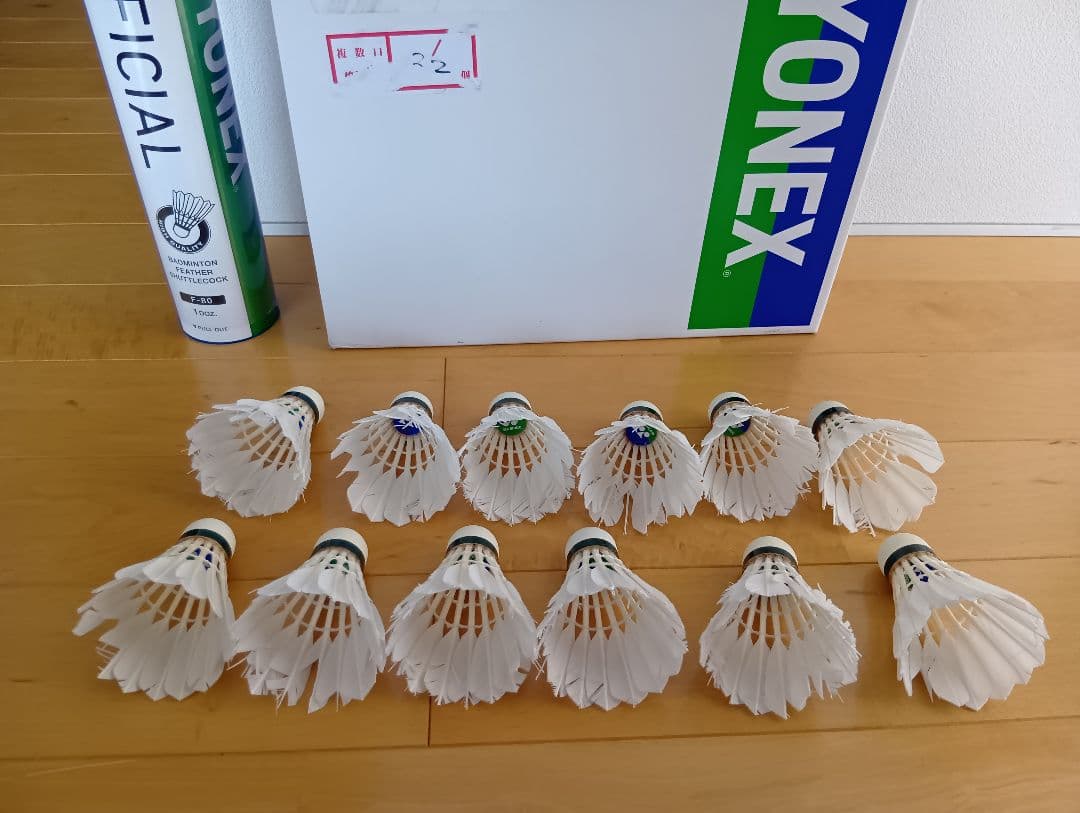 tanny　中古　YONEX ニューオフィシャル　シャトル 10ダース