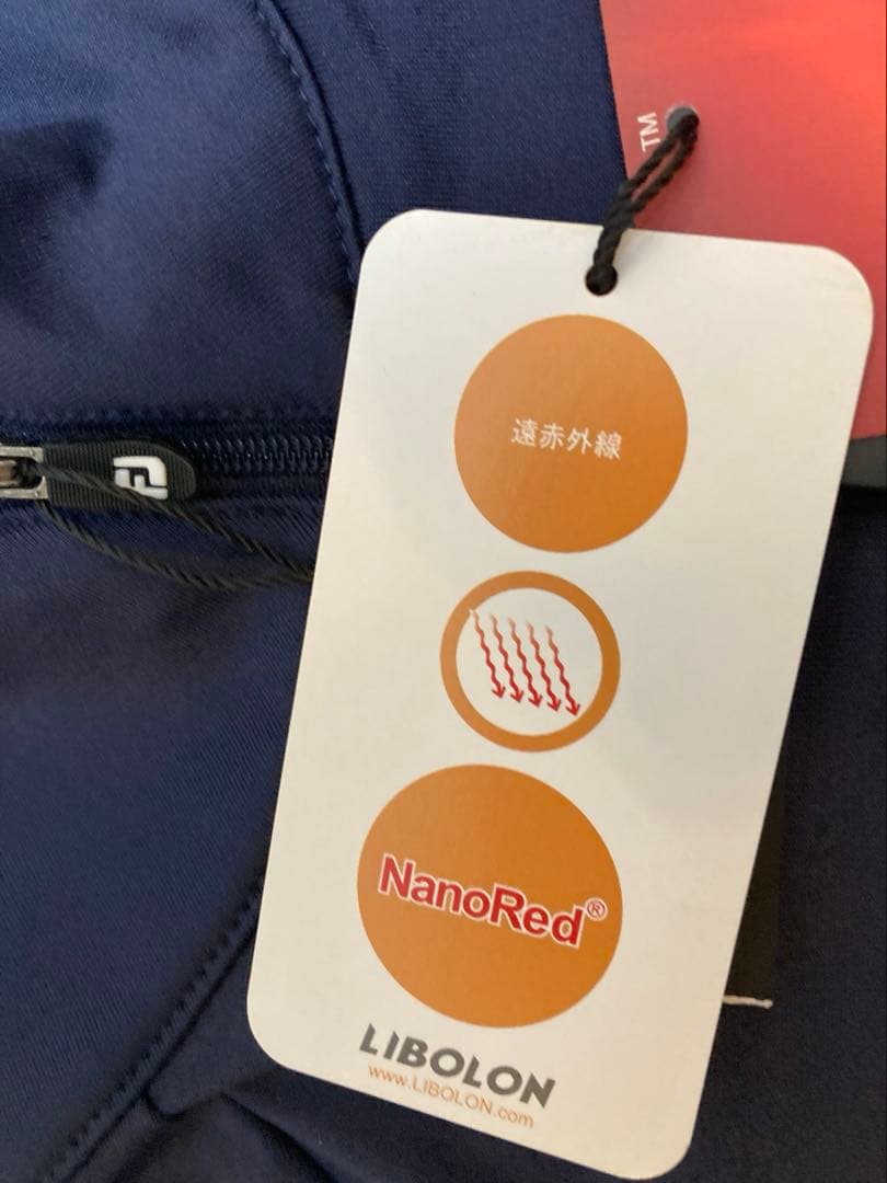 フットジョイハーフジップ高機能トップス