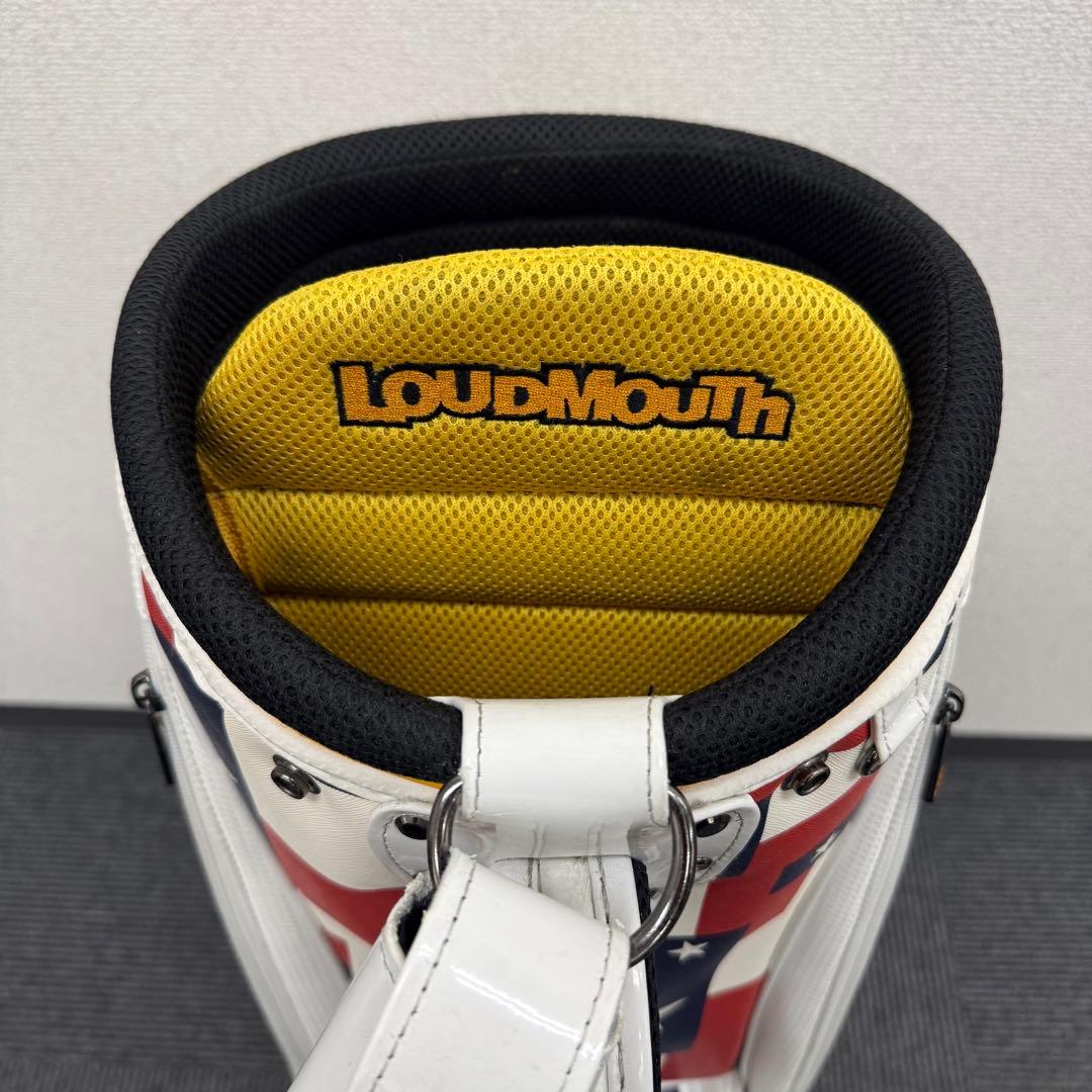 LOUDMOUTh キャディバッグ 9型 星柄 ラウドマウス ゴルフバッグ
