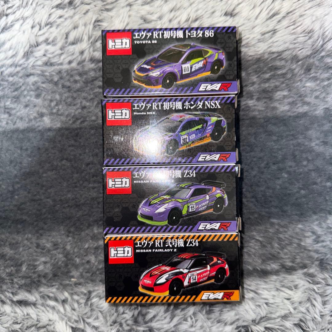 新品未使用未開封　サポルト特注トミカ エヴァRT初号機　86NSXフェアレディZ