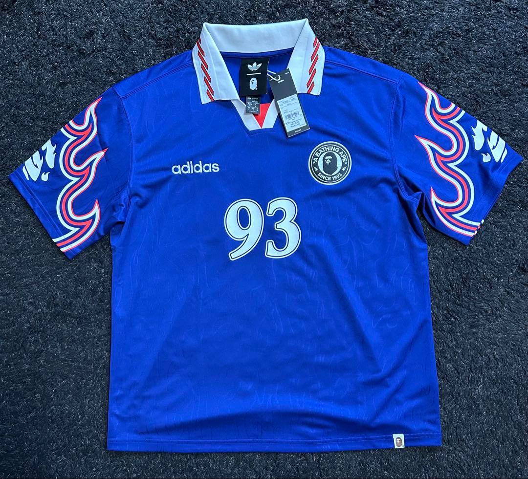 BAPE ADIDAS FLAME JERSEY XLサイズ