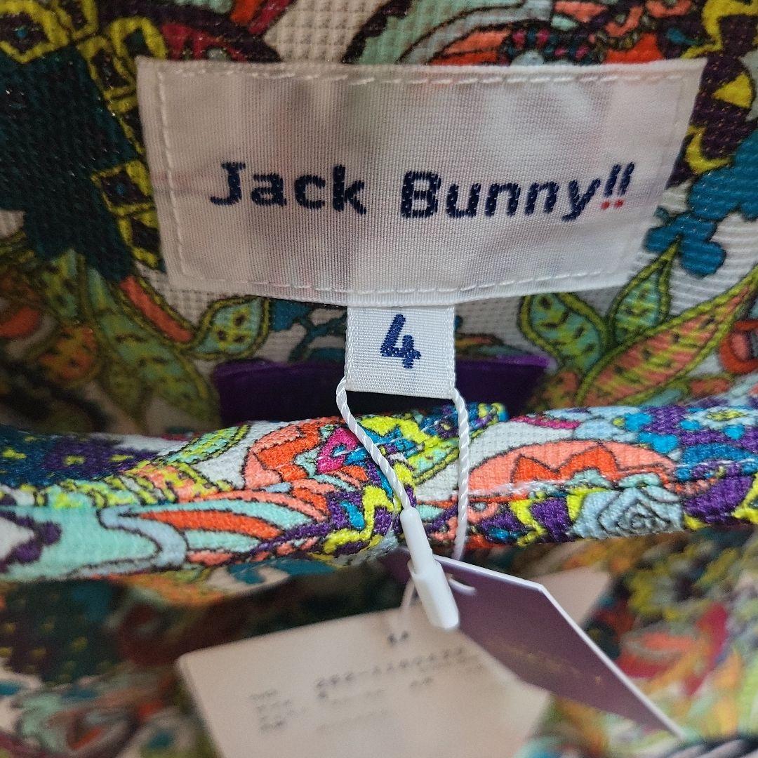 JackBunny カラフル花柄シャツ サイズ4