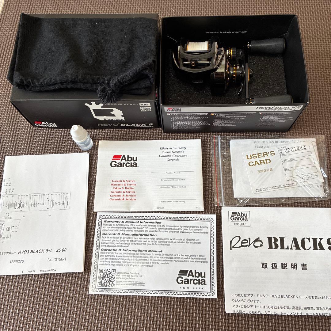 Abu Garcia REVO BLACK 9 ベイトリール