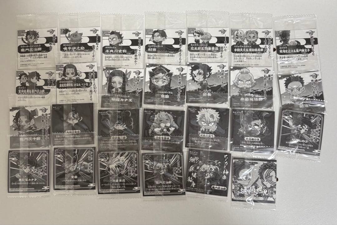 【27種類】鬼滅の刃　ディフォルメシールウエハース其ノ十四