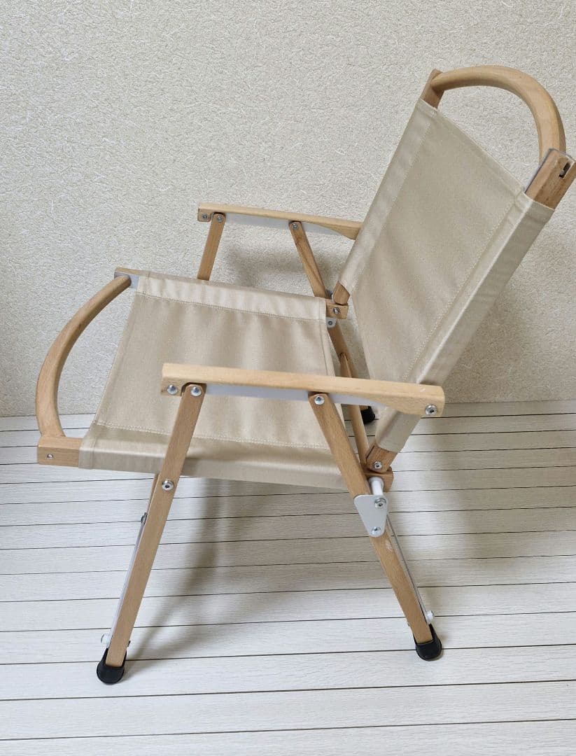 カーミットチェア ベージュ 折りたたみアウトドアチェア