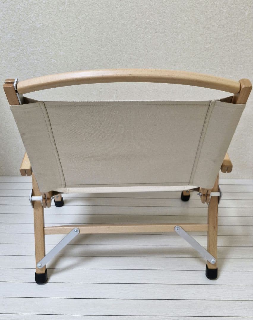 カーミットチェア ベージュ 折りたたみアウトドアチェア