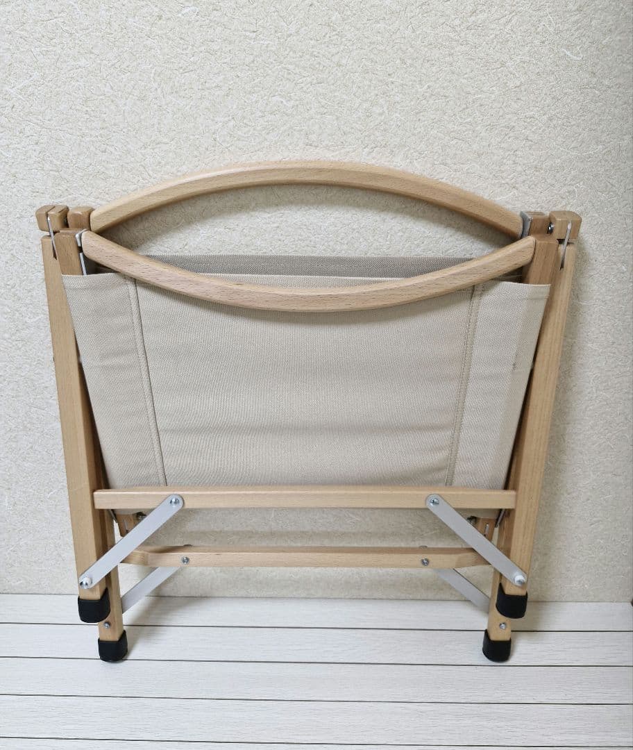 カーミットチェア ベージュ 折りたたみアウトドアチェア