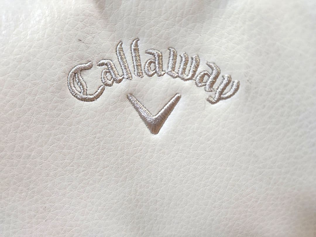 【中美品】Callaway キャロウェイ ゴルフ ボストンバッグ 白 ホワイト