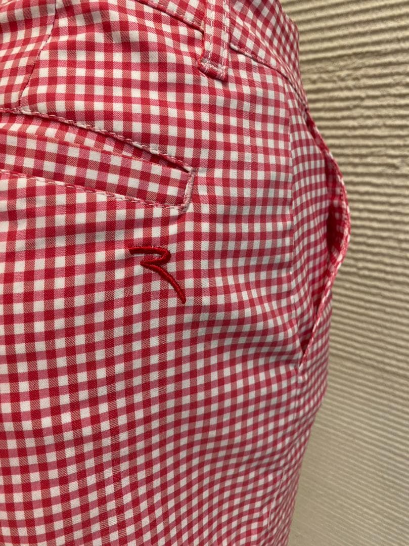 レディース　CHERVO　シェルボ　ゴルフパンツ　ショートパンツ　チェック柄