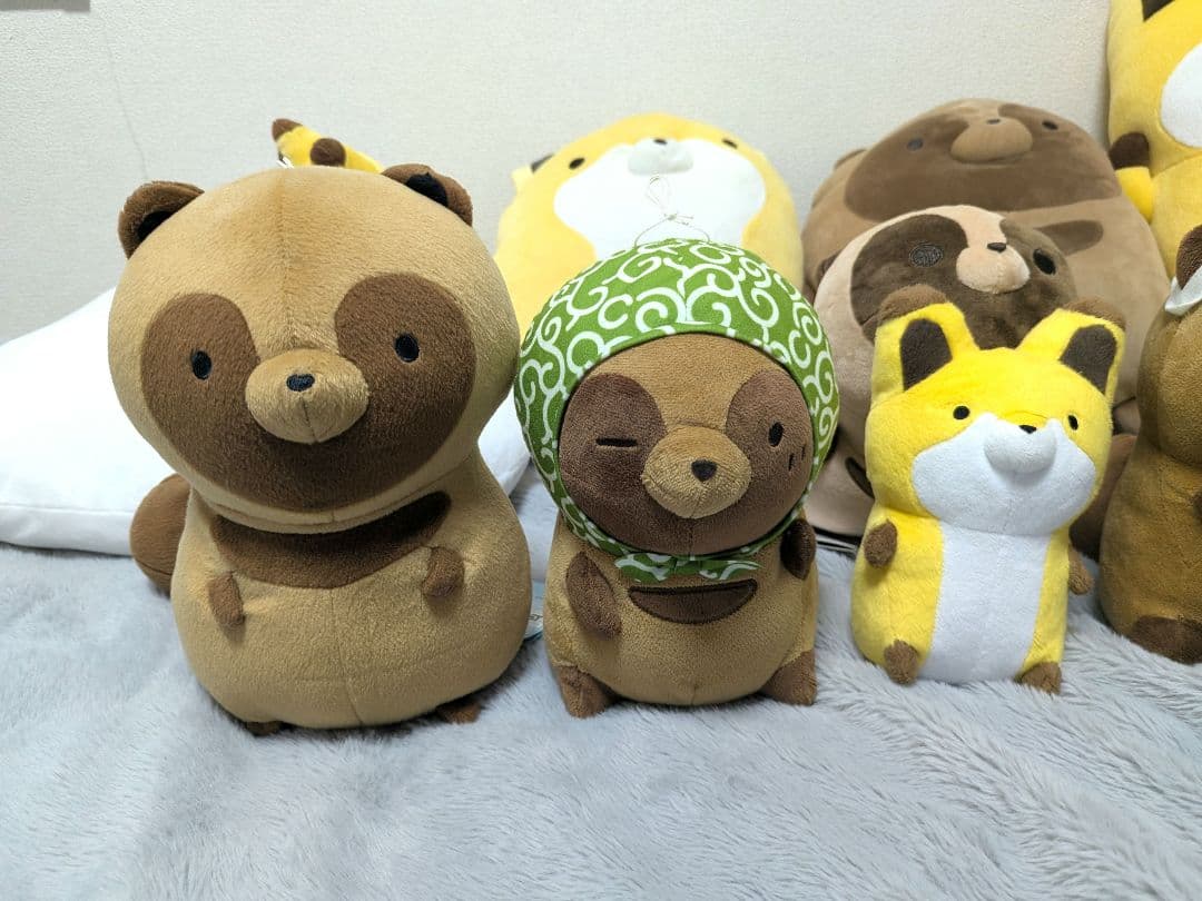 タヌキとキツネ ぬいぐるみ まとめ売り ロフト 雑貨