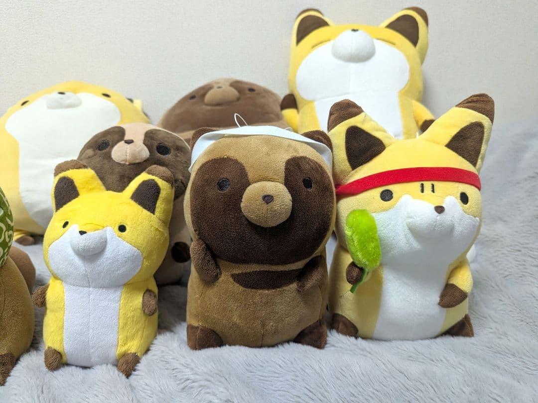 タヌキとキツネ ぬいぐるみ まとめ売り ロフト 雑貨