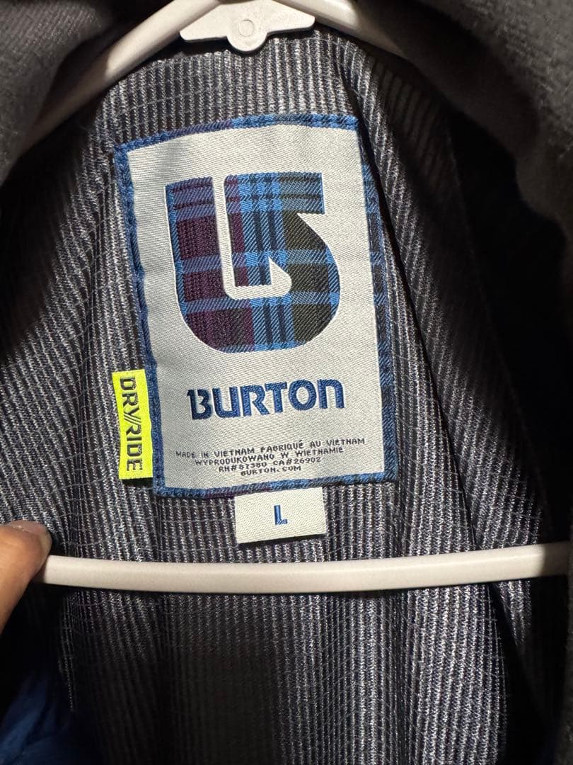 BURTON カモフラージュ柄 スノーボードウェア Lサイズ
