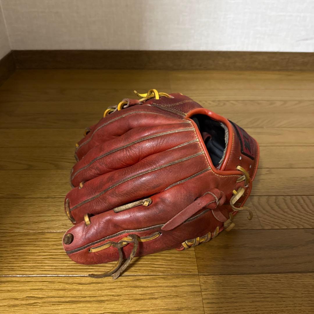 横*山様 ZETT 硬式グローブ レッド