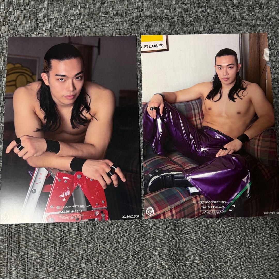DDT 正田壮史選手 ポートレートまとめ売り