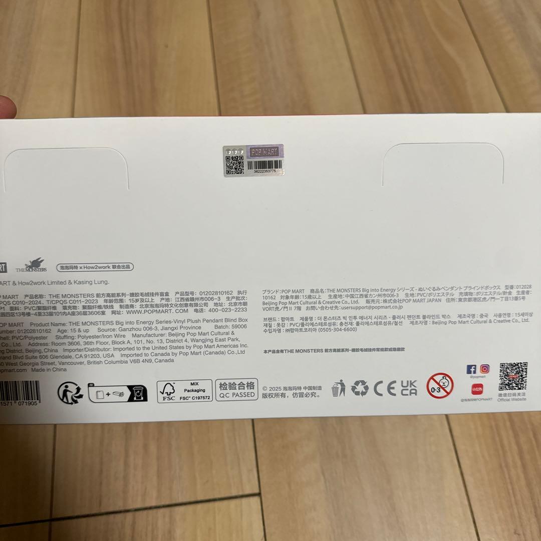 ラブブ Big into Energyアソートボックス 6ピース入り未開封正規品