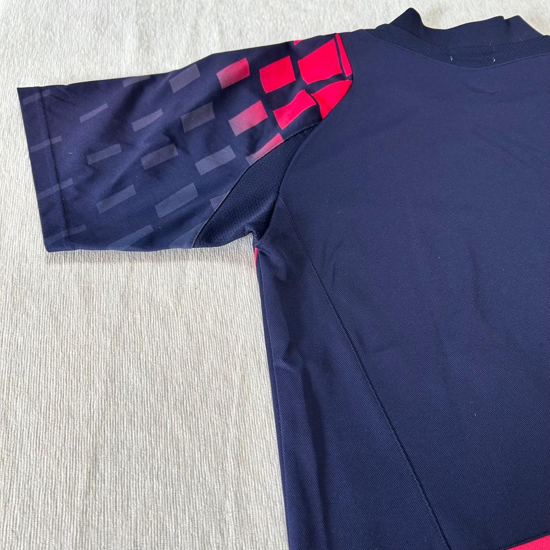 ヨネックス　Tシャツ テニス　試合着 メンズ　ネイビー　赤　ロゴ　YONEX