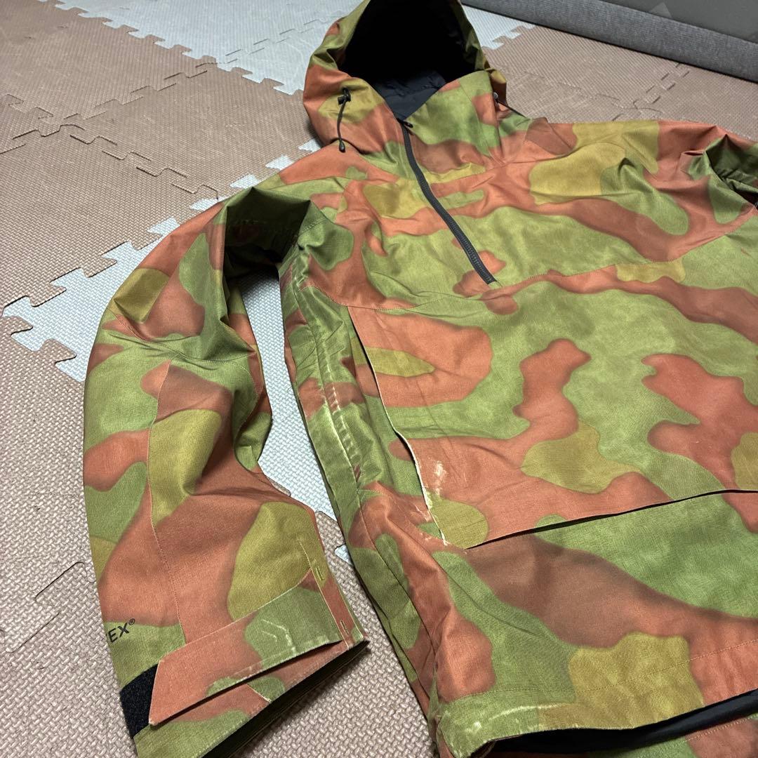 スノーボード burton AK anorak jacket gore-tex camo