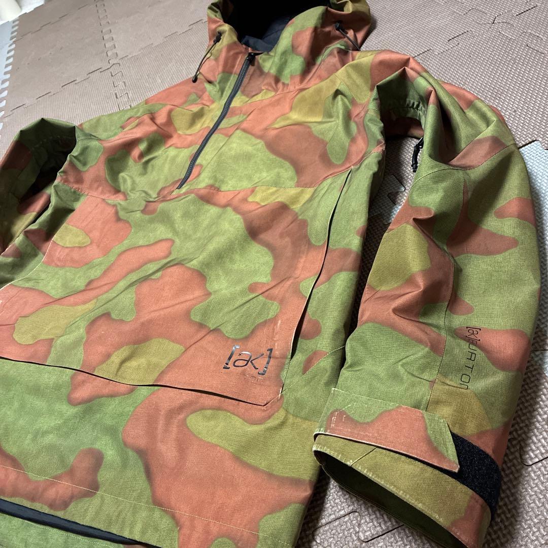 スノーボード burton AK anorak jacket gore-tex camo